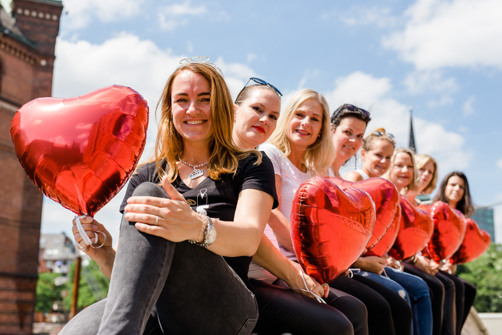 JGA-Shooting mit Herz in der Speicherstadt